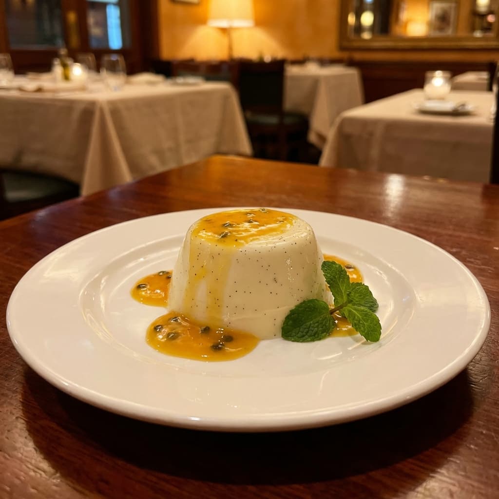 Panna Cotta al Passion Fruit