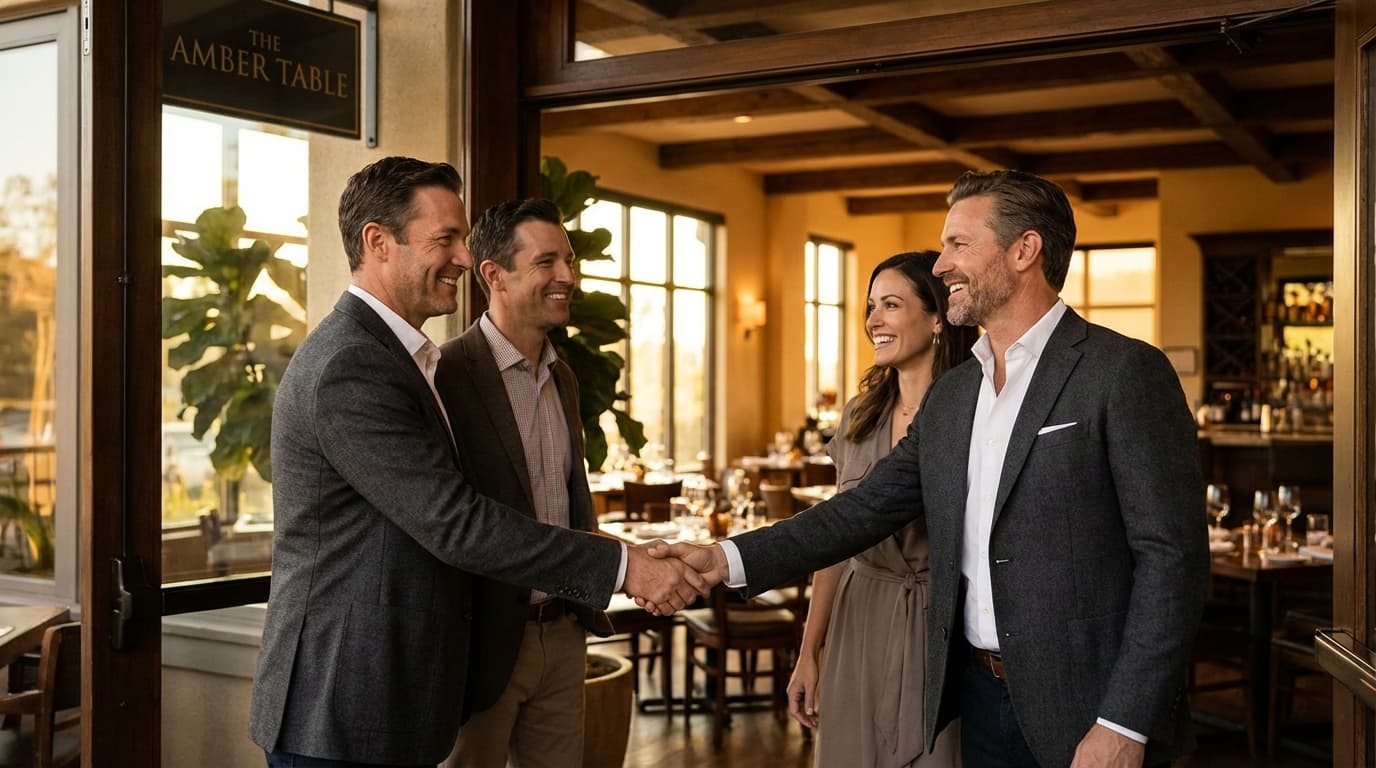 Personal welcome factor restaurant menus with multilingual QR code greeting international diners